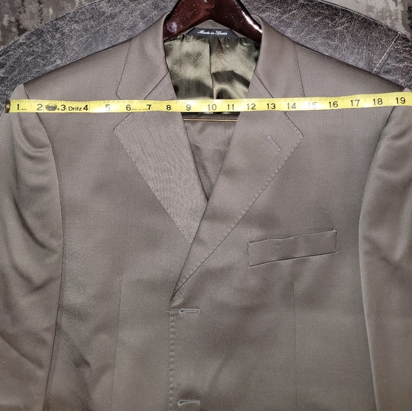 Emilio Yuste Super 140's Wool Riverina Suit Jacket and Pants - Picture 9 of 9